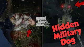 GTA 5 Hidden Military Dog Location!! 👻