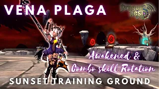 DN SEA | Vena Plaga Awakened Combo Skill Rotation in Sunset Training ground