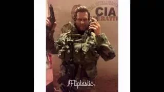 C.I.A operative action figure made by toys city.picture slideshow,close ups and poses.