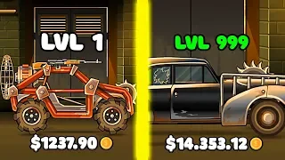 EVOLUTION OF JALOPY TO FIND A HOME IN GAME EARN TO DIE!