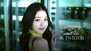 Wonyoung "Want MV" 4k twixtor clips ﹙★﹚ For editing