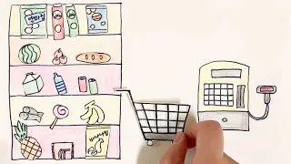 ✨ Paper diy ✨| Paper play | Grocery shopping 🧈🥚| ASMR | grocery mart 🛒🌽 [ASMR] 종이 장난감 | 식료품점