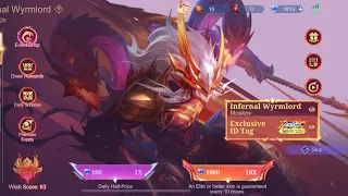 Moskov All Star Skin Draw | Infernal Wyrmlord With Unique Skin Tag Number.