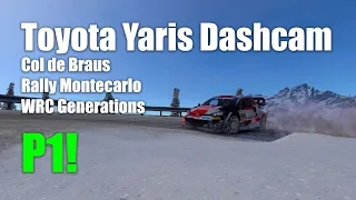 Col de Braus (Toyota Yaris) | Rally Montecarlo | World Record | WRC Generations