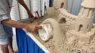 Learn how to build a bigger sandcastle