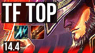 TWISTED FATE vs TRYNDAMERE (TOP) | Rank 2 TF, Comeback, Legendary | JP Challenger | 14.4