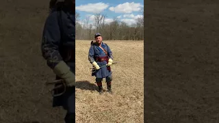 Shooting Reenactment at Gettysburg National Military Park