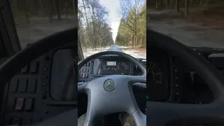 Unimog U5000 POV accelerating