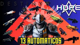 Probé 13 Automáticos🤯 en pruebas de Osiris y crisol, ¡vaya sorpresa! | Destiny 2