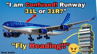 JFK Controller GETS IRRITATED with confused Azerbaijan Pilot!