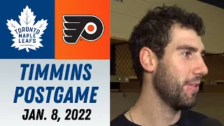 Conor Timmins Speaks After Scoring First NHL Goal (1/8/2023)