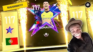 117 RONALDO?? Retro Stars Pack Opening in FIFA Mobile
