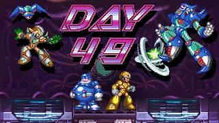 (Day #49) Beating Doublue until a new MMX game comes out  || Yellowman X4