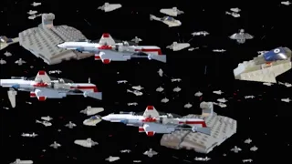 LEGO Star Wars Battle Over Coruscant Stop Motion (2014)