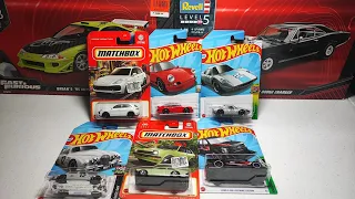 What i bought in my recent Hunt ( Hot Wheels, Matchbox, FnF Revell Kits )