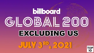 Early RELEASE! Billboard Global 200 Excl. US Top 10 July 3rd, 2021 Countdown