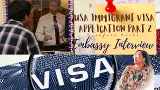HOW TO PREPARE FOR YOUR US EMBASSY INTERVIEW 2021 - PART 2 EMBASSY INTERVIEW AUH UAE | CarefreeCarla