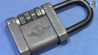 (picking 675) Old German combination padlock decoded for Swynndla - "Das neue S-Schloß"