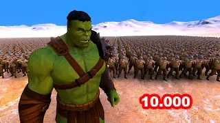 10.000 TYRANT VS HULK 😱 - Süper Kahramanlar