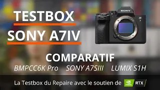 Testbox Sony A7IV : Comparatif BMPCC6K Pro, Sony A7SIII & LUMIX S1H