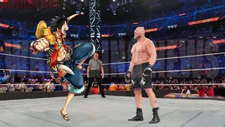 Brock Lesnar vs Luffy Match