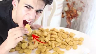 100 CHICKEN NUGGETS ESSEN !! 😲😱 *NICHT NACHMACHEN* 😷