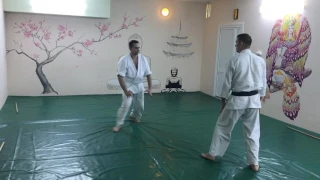 2017 Айкидо Ставрополь, тренировки по Айкидо в Ставрополе. Техника Кокю Наге.
