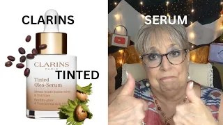 TWO THUMBS UP CLARINS OLEO TINTED SERUM #over60 #foundation #makeuptutorial #aging #beauty #clarins