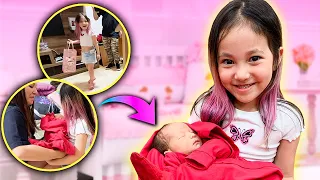 FINALMENTE CONHECI MINHA IRMÃZINHA AYLA !!  | YU e FAMÍLIA