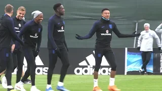 England Players In High Spirits At Final Training Session Before Colombia Match - 2018 World Cup