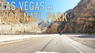 Las Vegas to Zion National Park in 4K