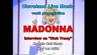 Madonna - interview on Dick Tracy - Arsenio 5/1/90 best quality on YouTube