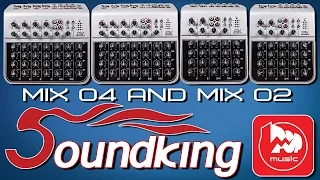 Микшеры SOUNDKING MIX02A, MIX02AU, MIX04A, MIX04AU