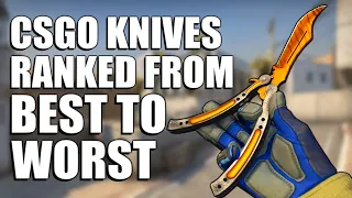 CS:GO KNIVES RANKED from BEST to WORST (community votes) | TDM_Heyzeus