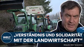 DEMO-DEUTSCHLAND: Bauern gehen auf die Barrikaden – Markus Söder stärkt Landwirten den Rücken