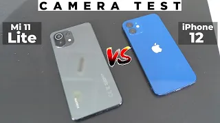 Xiaomi Mi 11 Lite Vs iPhone 12 Camera Comparison! Midrange Vs Flagship