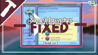 SIMS 3 INSTALLED CONTENT CRASH *FIXED*🔨| Tips - Sims 3