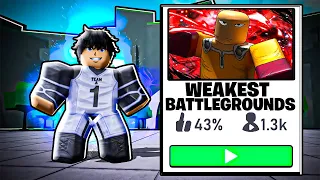 I played Every Fake Roblox The Strongest Battlegrounds Games..