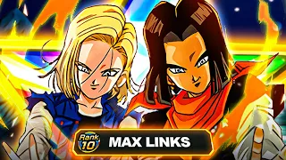 (Dokkan Battle) 100% Rainbow Full Link Level 10 Dokkanfest TEQ Android #17 & #18!