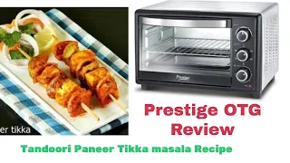 Unboxing and Review of a new Prestige OTG || Tandoori Paneer Tikka Masala  || The Bored Engineers ||