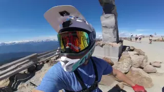 Had a BIG CRASH riding 'Top of the World' Whistler mountain