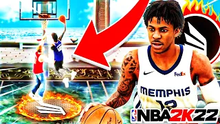 I Created The Best NBA 2K22 JA MORANT BUILD | INSANE PG BUILD W/ CONTACT DUNKS & HOF PLAYMAKING