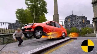 GTA 4 CRASH TESTING REAL CAR 168