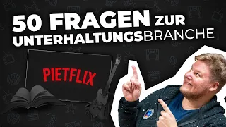 ALLES RUND UM UNTERHALTUNGSMEDIEN! | 50 Fragen zur Unterhaltungsbranche