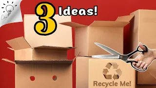 3 Great ideas That No One Will Believe Are Made Of Cardboard! I make MANY and SELL them all! ♻️ DIY