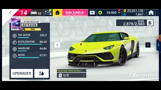 Asphalt 9 Garage after playing free for 366 days