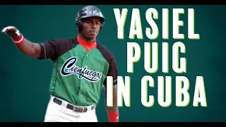 Yasiel Puig Cuban Baseball Highlights