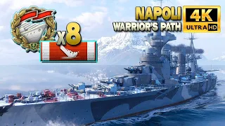 Cruiser Napoli: Hard "Solo Warrior" medal - World of Warships