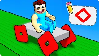 ✏️НАРИСУЙ КОЛЁСА ЧТОБЫ ПРОЕХАТЬ ДАЛЬШЕ В РОБЛОКС! ШЕДИ ROBLOX Wheel Drawing Obby