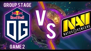 OG vs NAVI Game 2 - TI9 GROUP STAGE